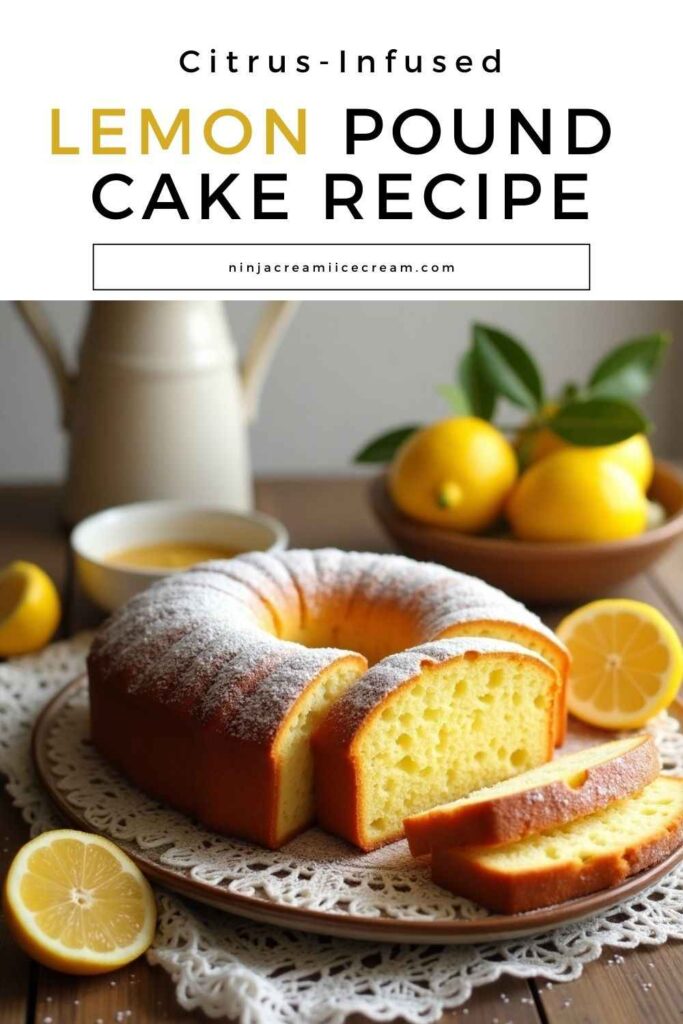 Lemon Pound Cake Recipe