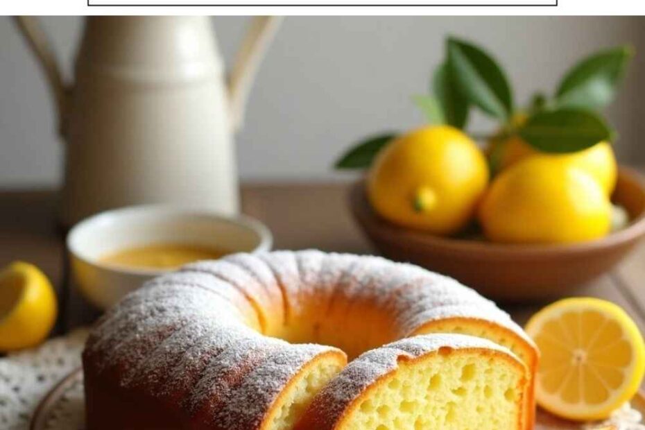 Lemon Pound Cake Recipe