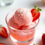 Ninja Creami Strawberry Jell-O Sorbet