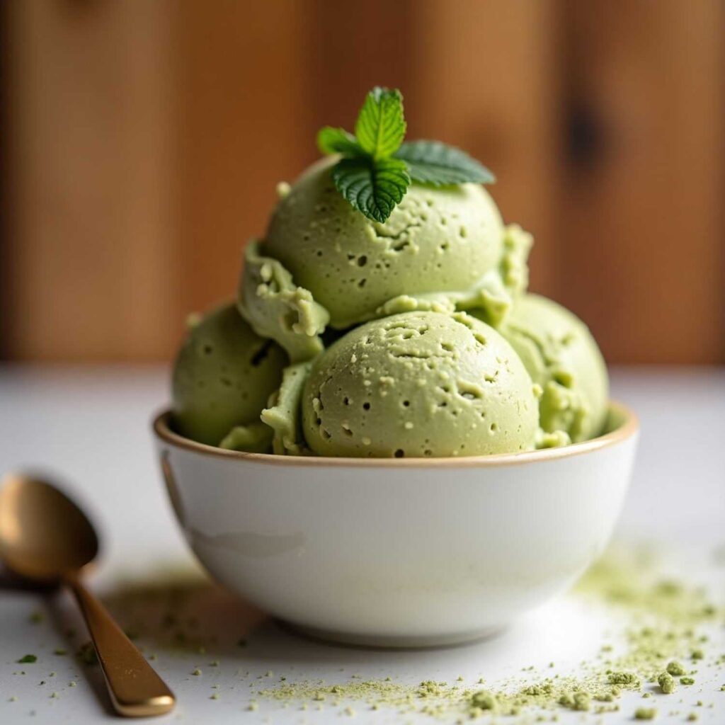 Matcha Green Tea Protein Ice Cream