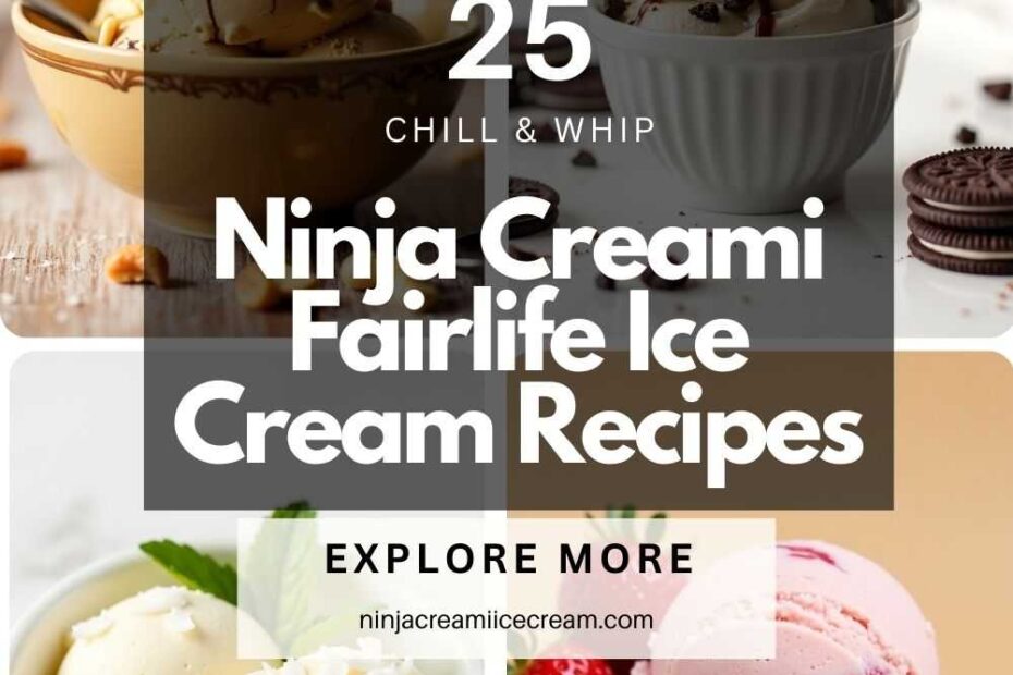 Ninja Creami Fairlife Ice Cream Recipes