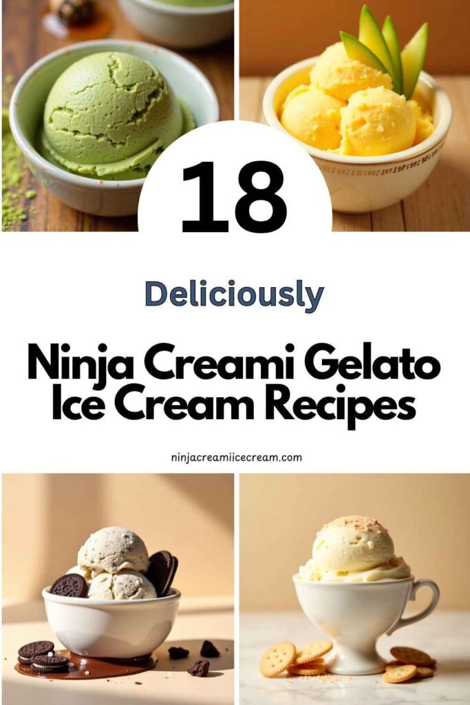 Ninja Creami Gelato Ice Cream Recipes