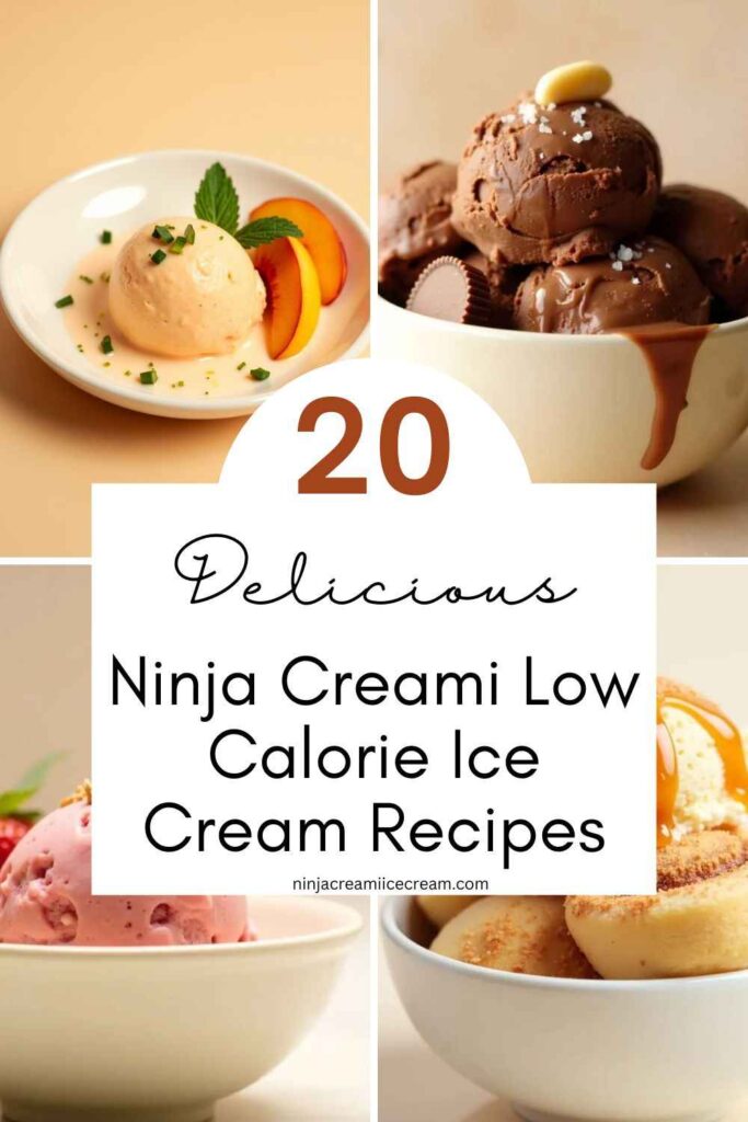 Ninja Creami Low Calorie Ice Cream Recipes