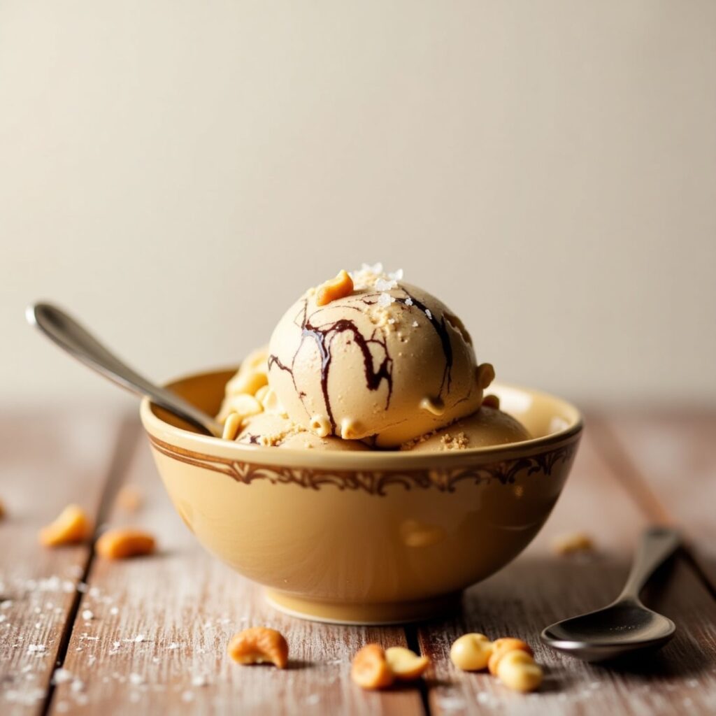 Peanut Butter Swirl Gelato