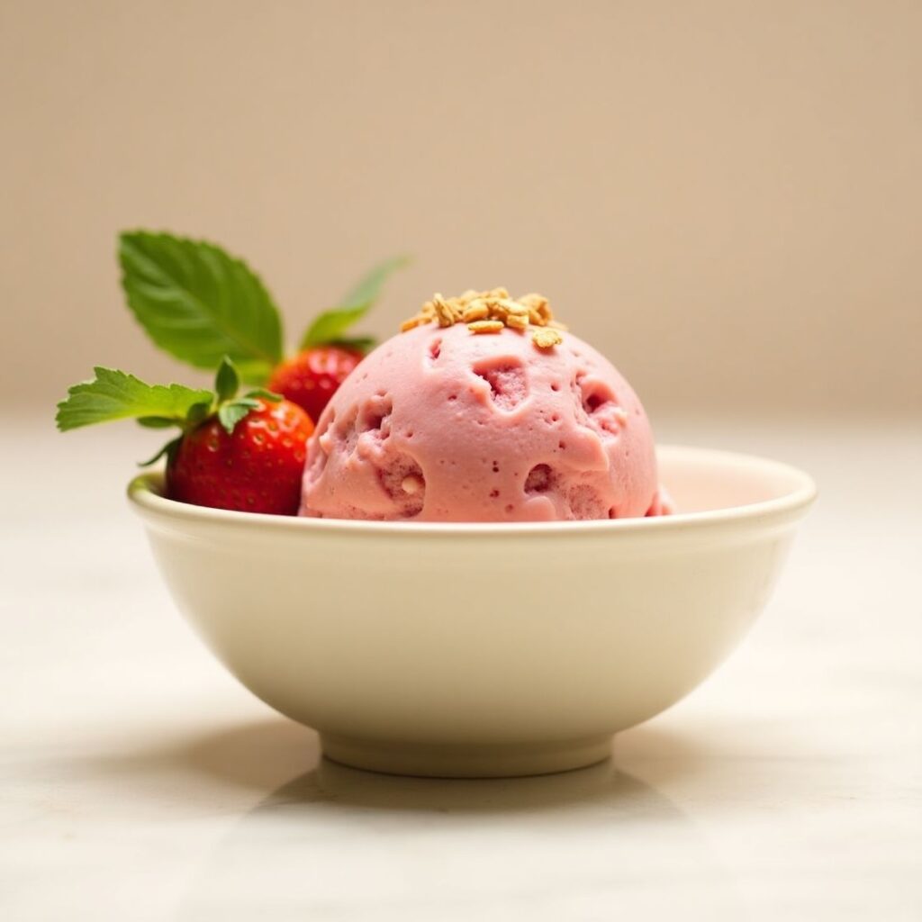 Strawberry Banana Protein Sorbet